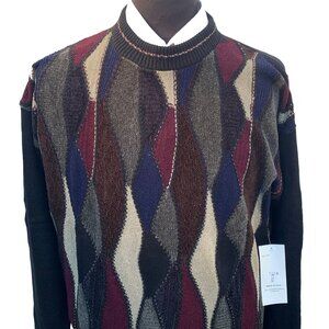 Protegé Collections Men’s Fuji Style 100% Acrylic Multicolor Pullover Sweaters
